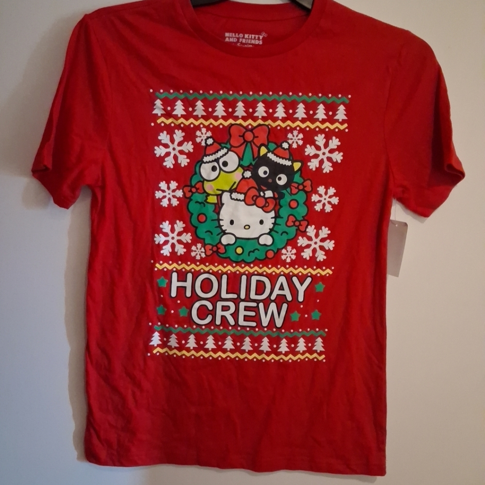 NWT Men's Sanrio Hello Kitty Red Graphic Tee